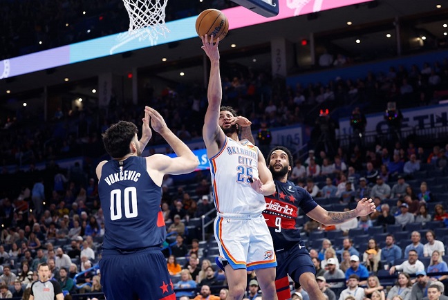 Oklahoma City Thunder logró el mejor resultado de 11 victorias consecutivas